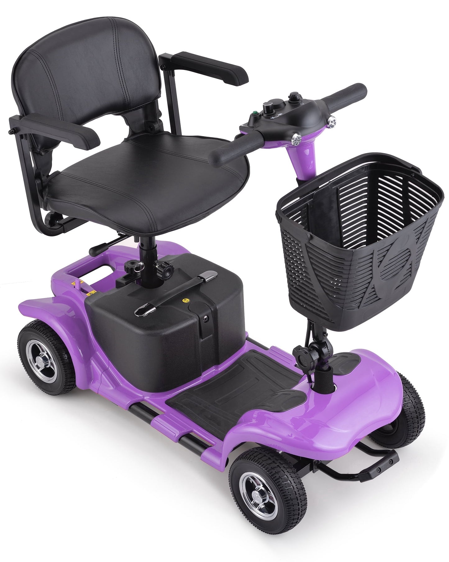 QEASET 4 Wheel Mobility Scooter,Mobility Scooter for Adults, Senior, Electric Powered Chargeable Device for Travel, Gifts for the elderly