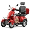 Tcdjtc 4 Wheel Mobility Scooters for Seniors, Adult Scooter with 800W Motor, Motorized Scooter for Adults, Heavy Duty Electric Scooter with 500 lb Capacity, 31 Miles Long Range, Instructions Included