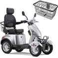 Tcdjtc 4 Wheel Mobility Scooters for Seniors, Adult Scooter with 800W Motor, Motorized Scooter for Adults, Heavy Duty Electric Scooter with 500 lb Capacity, 31 Miles Long Range, Instructions Included