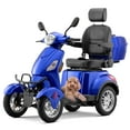 Tcdjtc 4 Wheel Mobility Scooters for Seniors, Adult Scooter with 800W Motor, Motorized Scooter for Adults, Heavy Duty Electric Scooter with 500 lb Capacity, 31 Miles Long Range, Instructions Included