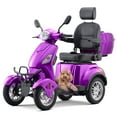 Tcdjtc 4 Wheel Mobility Scooters for Seniors, Adult Scooter with 800W Motor, Motorized Scooter for Adults, Heavy Duty Electric Scooter with 500 lb Capacity, 31 Miles Long Range, Instructions Included