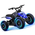 Tcdjtc Electric Dirt Quad EA17 24V 500W ATV with Suspension, Parent Speed Control