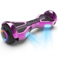 Tcdjtc Hover Self-Balance Scooter for Kids Board, Off Road Electric Scooter with LED Lights & 400W Motor, Electric Scooter with Bluetooth Speakers, Kids Scooter with 9MPH Max Speed