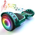 Tcdjtc Hoverboard with Bluetooth and Led Lights, Balance Board for Kids, Kids Outdoor Toys with 9 Mph Max Speed, All Terrain Hoverboard with UL 2272 Safety Standard