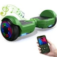 Tcdjtc Hoverboard with Bluetooth and Led Lights, Balance Board for Kids, Kids Outdoor Toys with 9 Mph Max Speed, All Terrain Hoverboard with UL 2272 Safety Standard
