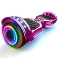 Tcdjtc Hoverboard with 9 Mph Max Speed, Electric Scooter with Bluetooth Speakers and LED Lights