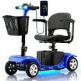 Tcdjtc Mobility Scooters for Seniors, Electric Scooter with Seat, 4 Wheels Motorized Scooter for Adults, Foldable Mobility Scooter with 300LBS Capacity, Lightweight Electric Wheelchair