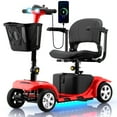Tcdjtc Mobility Scooters for Seniors, Electric Scooter with Seat, 4 Wheels Motorized Scooter for Adults, Foldable Mobility Scooter with 300LBS Capacity, Lightweight Electric Wheelchair