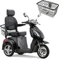 Tcdjtc Mobility Scooters for Seniors, Motorized Scooter for Adults with 3 Wheels, Off Road Disability Scooter with 25-31 Miles Long Range, Electric Mobility Scooter with 800W Motor, 500 lb Capacity