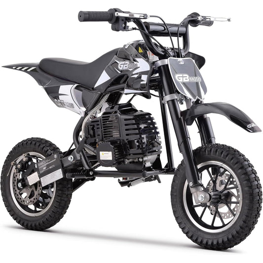 WAWA 49CC Dirt Bike, Mini Bike 2-Stroke Gas Powered off Road with Max Speed 20MPH, Pull Start