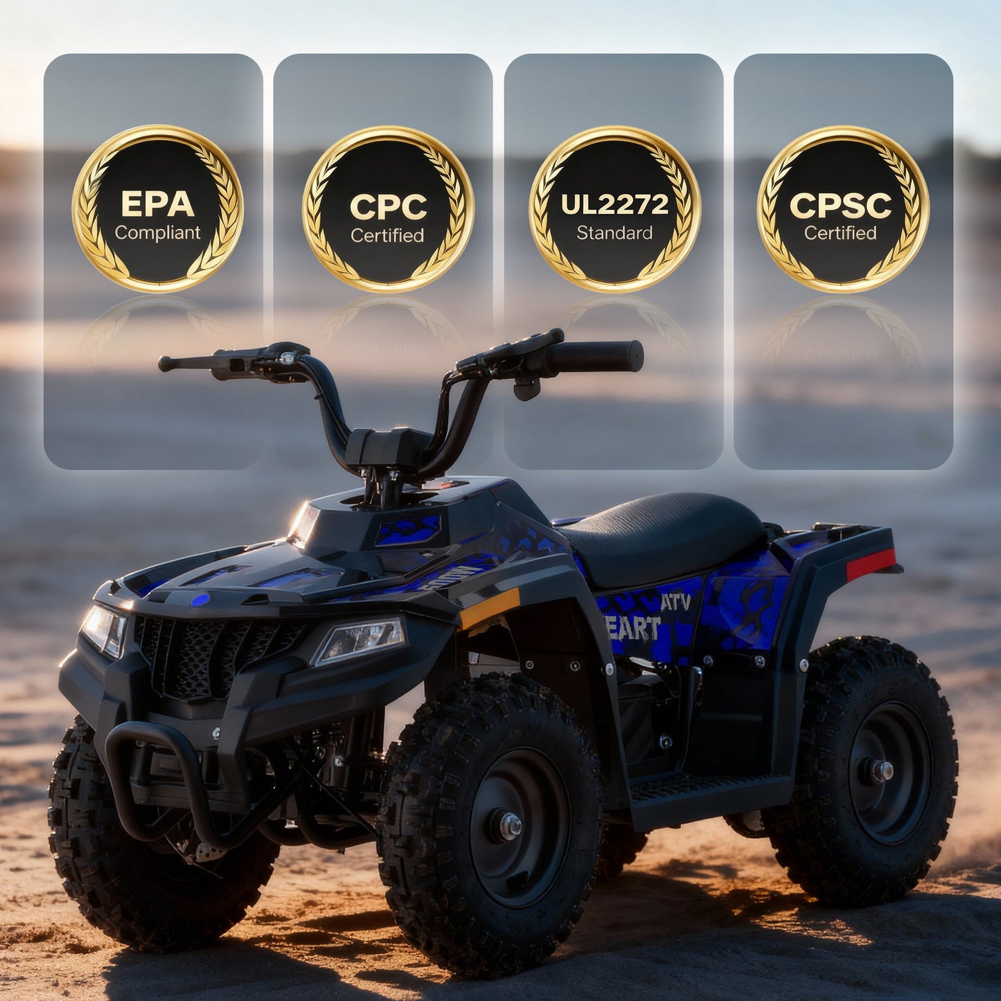 36V Ride on Car,IVFJFV Electric 4-Wheeler for 12+ as Gift,500W Motor & 15MPH Max Speed,12Ah Battery Powered Ride-on Parental Speed Control,Power Car 4 Wheel Dual Shock Absorbers