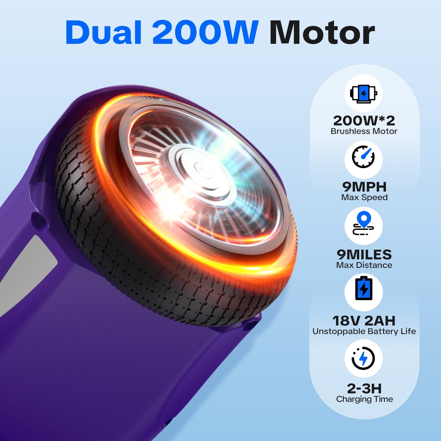 Tcdjtc Hoverboard with Bluetooth and Led Lights, Balance Board for Kids, Kids Outdoor Toys with 9 Mph Max Speed, All Terrain Hoverboard with UL 2272 Safety Standard