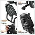 Foldable Electric Wheelchairs for Adults, Tcdjtc Power Wheelchair with 15 Miles Travel Range, Motorized Wheelchairs for Seniors, Light Weight Wheelchairs Foldable for Senior Support 397 lbs