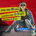 Tcdjtc Flash Wheel hover board 6 In. Bluetooth Speaker with LED Light Self Balancing Wheel Electric Scooter