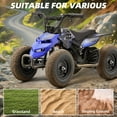 Tcdjtc Electric Dirt Quad EA17 24V 500W ATV with Suspension, Parent Speed Control