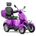 Tcdjtc 4 Wheel Mobility Scooters for Seniors, Adult Scooter with 800W Motor, Motorized Scooter for Adults, Heavy Duty Electric Scooter with 500 lb Capacity, 31 Miles Long Range, Instructions Included