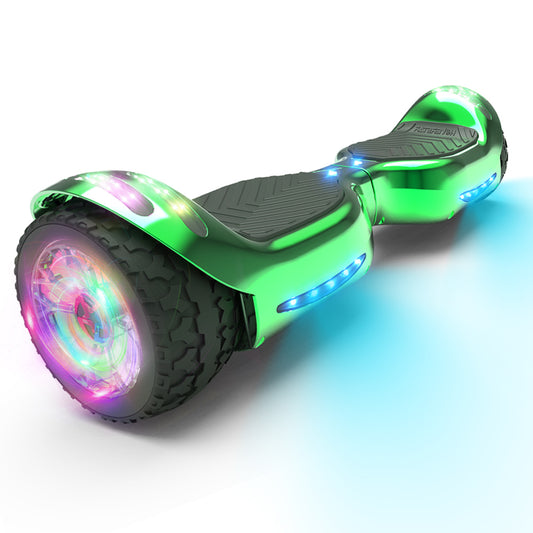 MOSTA All Terrain Self-Balance Scoote ,Electric Scooter Board for Kids & Adults with Bluetooth and Led Lights,6.5 inch,165 lbs capacity Perfect Gift