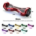 Hover Off Road Board Electric Scooter with LED Lights & 400W Motor, Kids Scooter with 9MPH Max Speed, Electric Scooter with Bluetooth Speakers, Tcdjtc Self-Balance Scooter for Kids