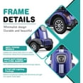 Tcdjtc Mobility Scooters for Seniors & Adult, Off Road Disability Scooter with 400lbs Capacity, Motorized Scooter for Seniors with Rear Trunk, Powered Mobility Scooters 25 Miles 3-Speed Long Range