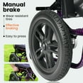 Foldable Electric Wheelchairs for Adults, Tcdjtc Power Wheelchair with 15 Miles Travel Range, Motorized Wheelchairs for Seniors, Light Weight Wheelchairs Foldable for Senior Support 397 lbs