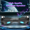 Tcdjtc Hoverboard with Bluetooth and Led Lights, Balance Board for Kids, Kids Outdoor Toys with 9 Mph Max Speed, All Terrain Hoverboard with UL 2272 Safety Standard