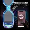 Off Road Electric Scooter with LED Lights & 400W Motor, Tcdjtc Self-Balance Scooter for Kids, Electric Scooter with Bluetooth Speakers, Kids Scooter with 9MPH Max Speed, All Terrain Scooter
