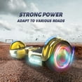 Electric Scooter with Bluetooth Speakers, Tcdjtc Self-Balance Scooter for Kids, Hover Off Road Board Electric Scooter with LED Lights & 400W Motor, Kids Scooter with 9MPH Max Speed