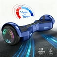 Hoverboard for Kids with 9 mph Max Speed, Tcdjtc Electric Scooters with LED Lights & Bluetooth Speakers, All Terrain Hoverboard for Adults, Off Road Hoverboard with UL2272 Certified