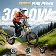 Tcdjc Electric Dirt Bike for Teens Adults, 3000W Electric Bike for Adults, Electric Motorcycle for Adults, 50 Miles Max Range, E Bikes for Adults Electric, Adult Dirt Bike with 37 MPH Max Speed