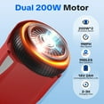 Tcdjtc Self-Balance Scooter for Kids, Electric Scooter with Bluetooth Speakers, Hover Off Road Board Electric Scooter with LED Lights & 400W Motor, Kids Scooter with 9MPH Max Speed