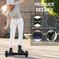 Tcdjtc Hover Board with Dual Motor, Balance Board with Bluetooth Speakers and LED Lights