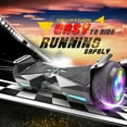 Tcdjtc Flash Wheel Hoverboard 6 In. Bluetooth Speaker with LED Light Self Balancing Wheel Electric Scooter