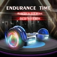 Hoverboard for Kids with 9 mph Max Speed, Tcdjtc Electric Scooters with LED Lights & Bluetooth Speakers, All Terrain Hoverboard for Adults, Off Road Hoverboard with UL2272 Certified