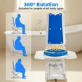 2-in-1 Electric Chair Lift for Elderly & Disabled, Tcdjtc Patient Lift with 4 Strong Suction Cups, Bath Lift Chair with 308LBS Capacity, Elderly Assistance Products, Sit to Stand Lift for Elderly