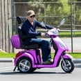 Tcdjtc Mobility Scooters for Seniors, Motorized Scooter for Adults with 3 Wheels, Off Road Disability Scooter with 25-31 Miles Long Range, Electric Mobility Scooter with 800W Motor, 500 lb Capacity