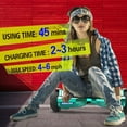 Off Road Electric Scooter with LED Lights & 400W Motor, Tcdjtc Hover Self-Balance Scooter for Kids Board, Electric Scooter with Bluetooth Speakers, Kids Scooter with 9MPH Max Speed, All Terrain