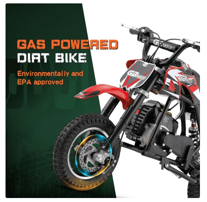 Aoemoe DB1 Gasoline 50CC Dirt Bike, RED
