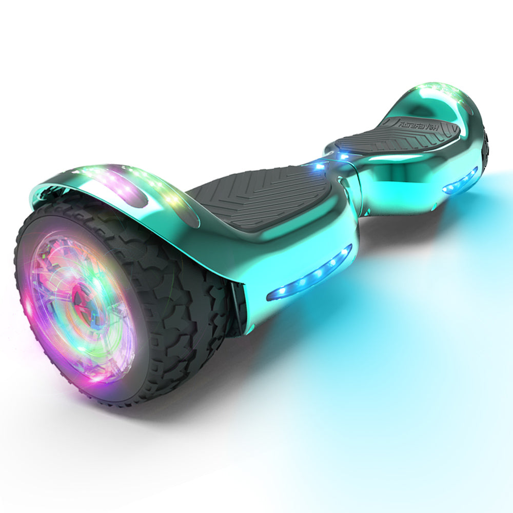 MOSTA All Terrain Self-Balance Scoote ,Electric Scooter Board for Kids & Adults with Bluetooth and Led Lights,6.5 inch,165 lbs capacity Perfect Gift