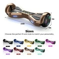 Off Road Electric Scooter with LED Lights & 400W Motor, Tcdjtc Self-Balance Scooter for Kids, Electric Scooter with Bluetooth Speakers, Kids Scooter with 9MPH Max Speed, All Terrain Scooter
