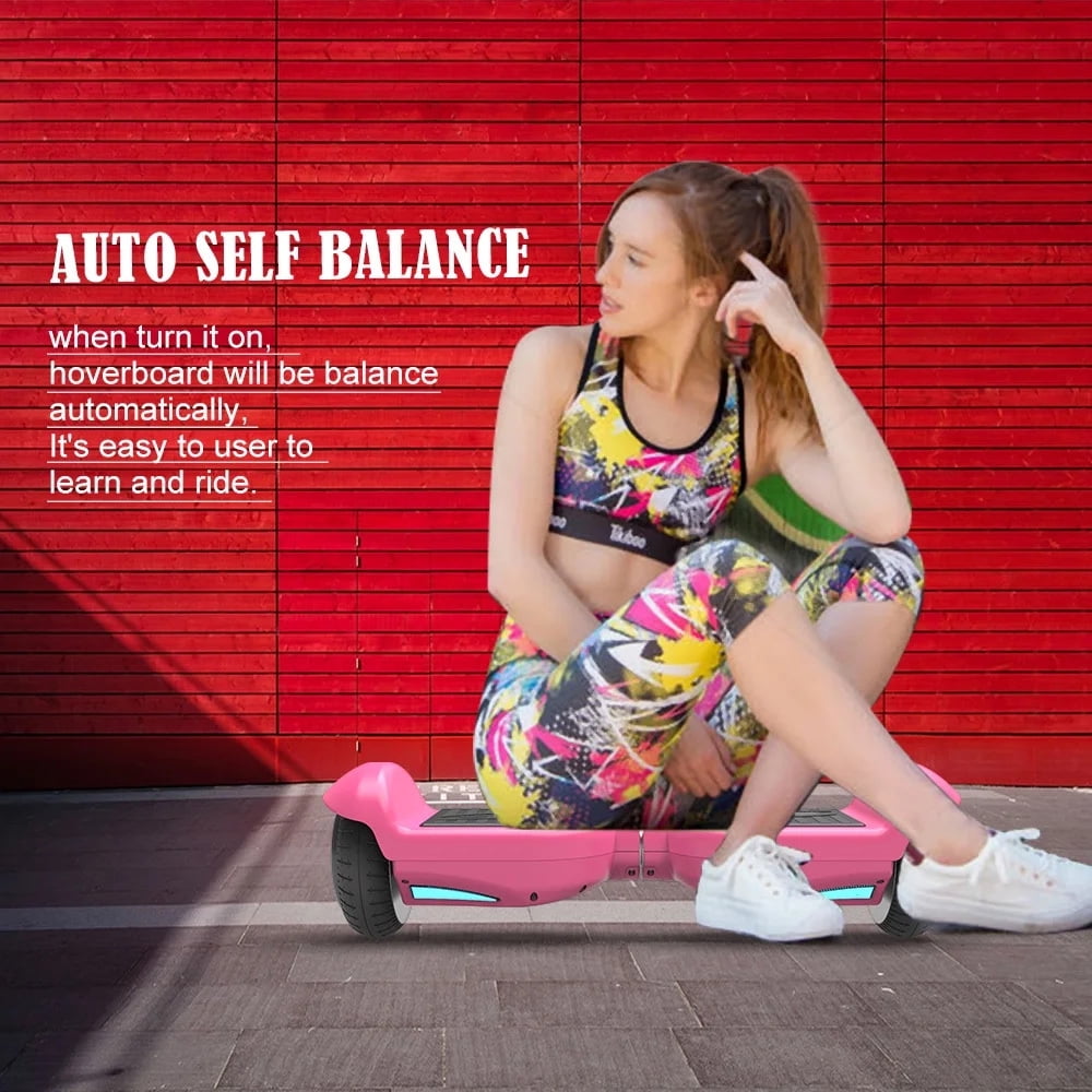 Mosta Electric Hoverboard with New Version Bluetooth Hover Board, Chrome and Design Color Self-Balance Electric Scooter