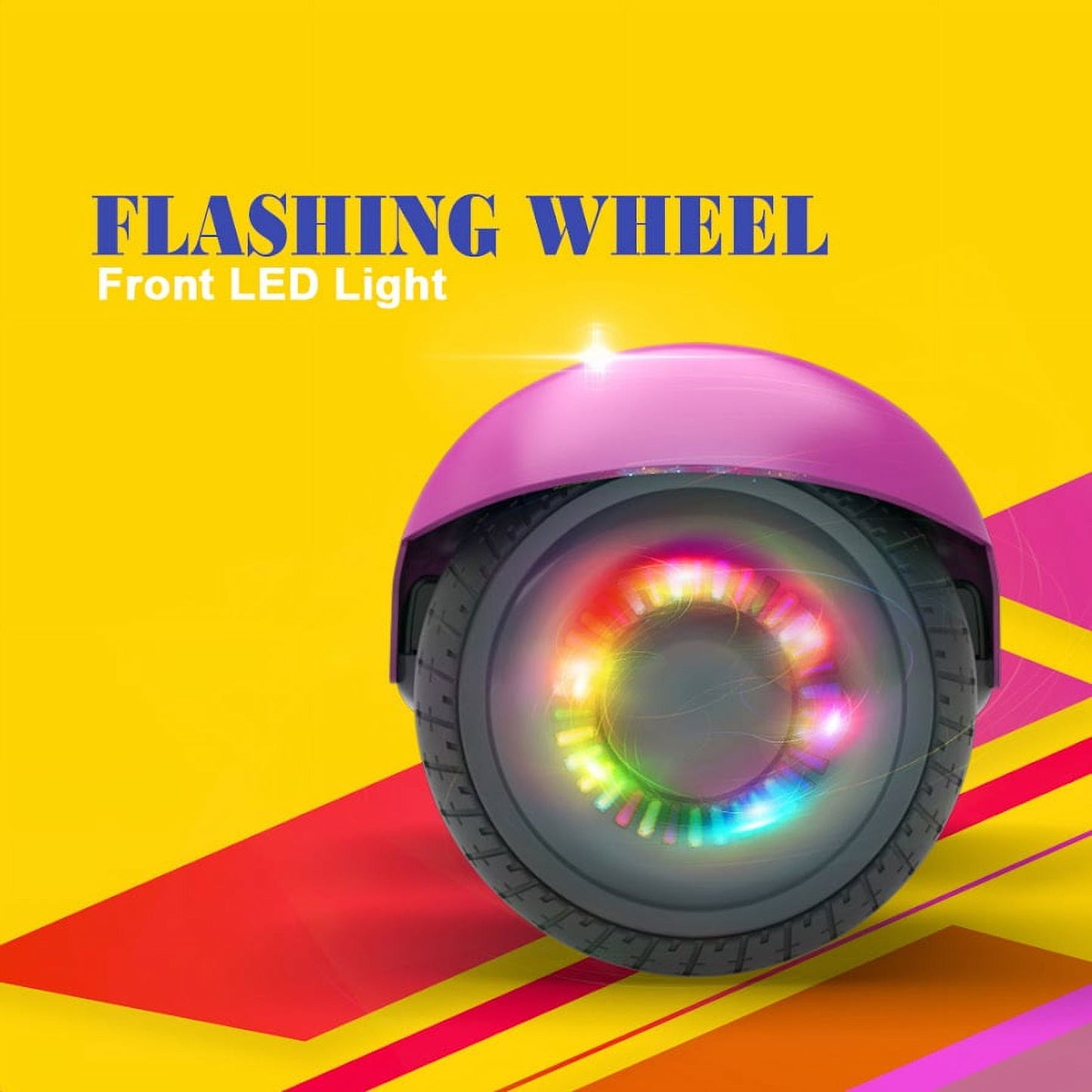 Hoverstar Hover board 6.5 In. Certified Two-Wheel Self Balancing Electric Scooter with LED Light Purple