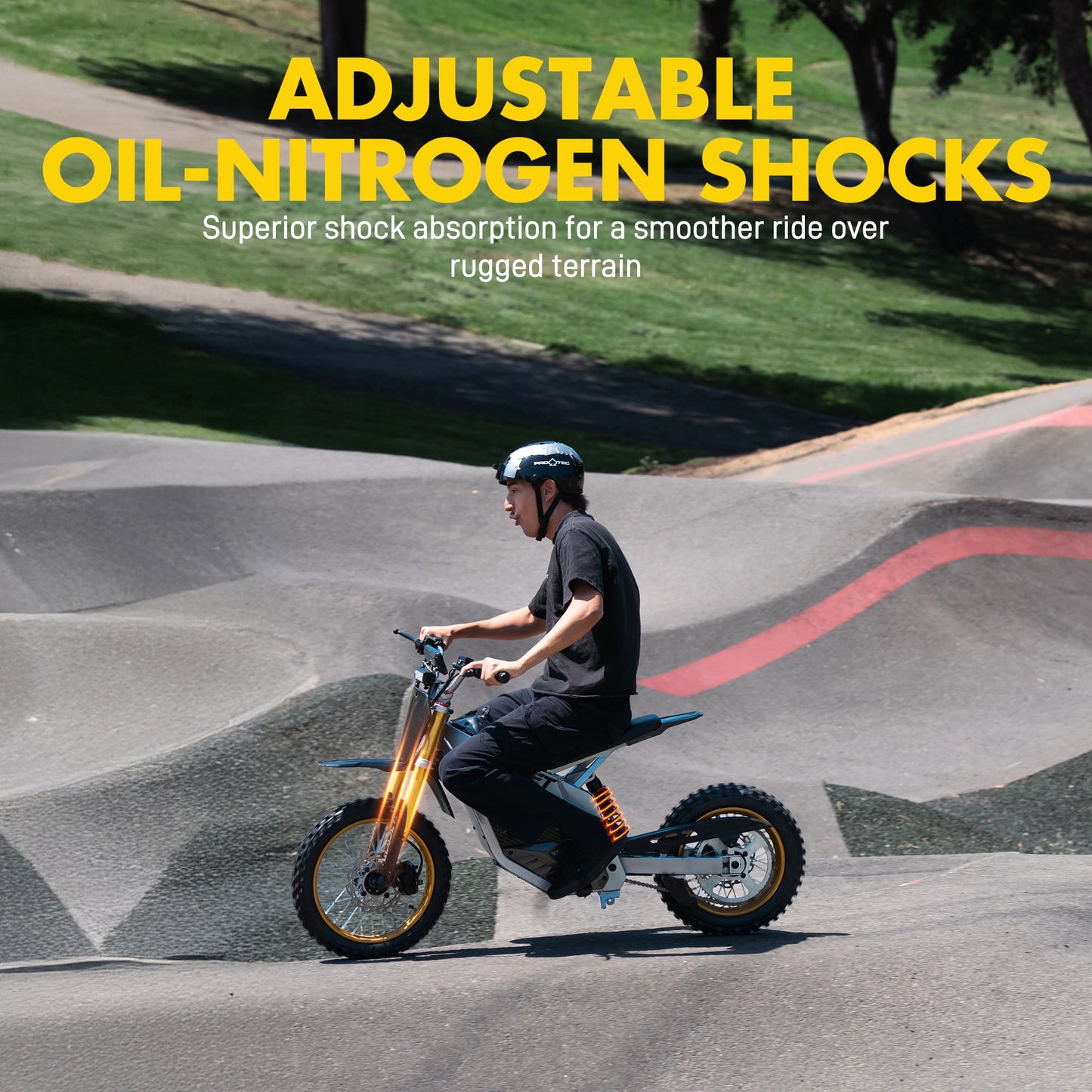 QEASET Electric Dirt Bike for Adults,3000W Peak Power Motor,48V 30Ah Battery, 200N.m High Torque,Max 42Mph,All Terrain Motorized Dirt Bikes, Black