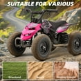 Tcdjtc Electric Dirt Quad EA17 24V 500W ATV with Suspension, Parent Speed Control