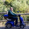 Tcdjtc Mobility Scooters for Seniors & Adult, Off Road Disability Scooter with 400lbs Capacity, Motorized Scooter for Seniors with Rear Trunk, Powered Mobility Scooters 25 Miles 3-Speed Long Range