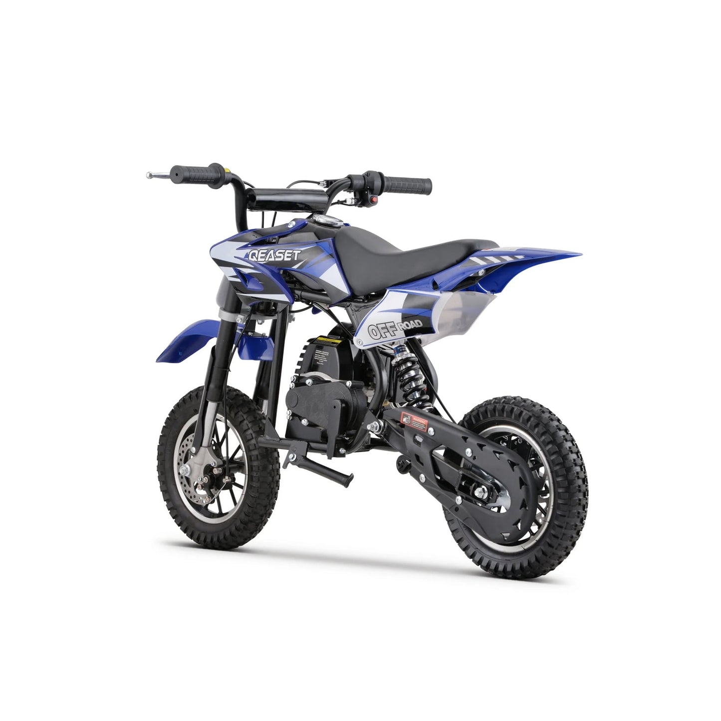 QEASET 40 CC 4-Stroke Dirt Bike, Gas Powered Mini Bike, Blue