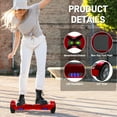 Off Road Electric Scooter with LED Lights & 400W Motor, Tcdjtc Self-Balance Scooter for Kids, Electric Scooter with Bluetooth Speakers, Kids Scooter with 9MPH Max Speed, All Terrain Scooter