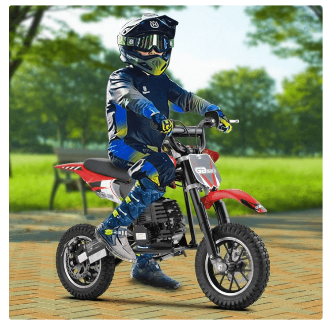 Aoemoe DB1 Gasoline 50CC Dirt Bike, RED