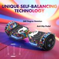 Hoverboard for Kids with 9 mph Max Speed, Tcdjtc Electric Scooters with LED Lights & Bluetooth Speakers, All Terrain Hoverboard for Adults, Off Road Hoverboard with UL2272 Certified