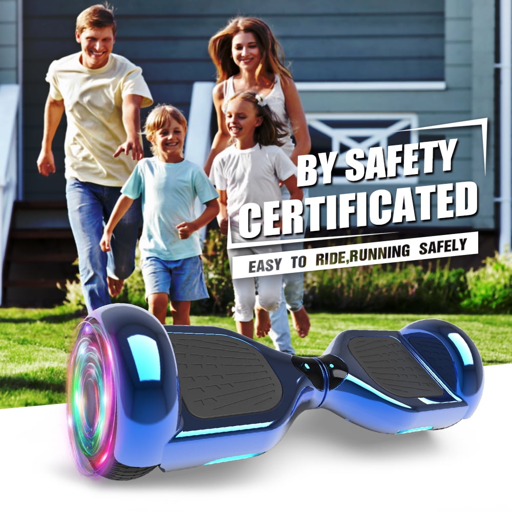 MOSTA All Terrain Self-Balance Scoote ,Electric Scooter Board for Kids & Adults with Bluetooth and Led Lights,6.5 inch,165 lbs capacity Perfect Gift