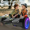 Tcdjtc Hover Board with Dual Motor, Balance Board with Bluetooth Speakers and LED Lights